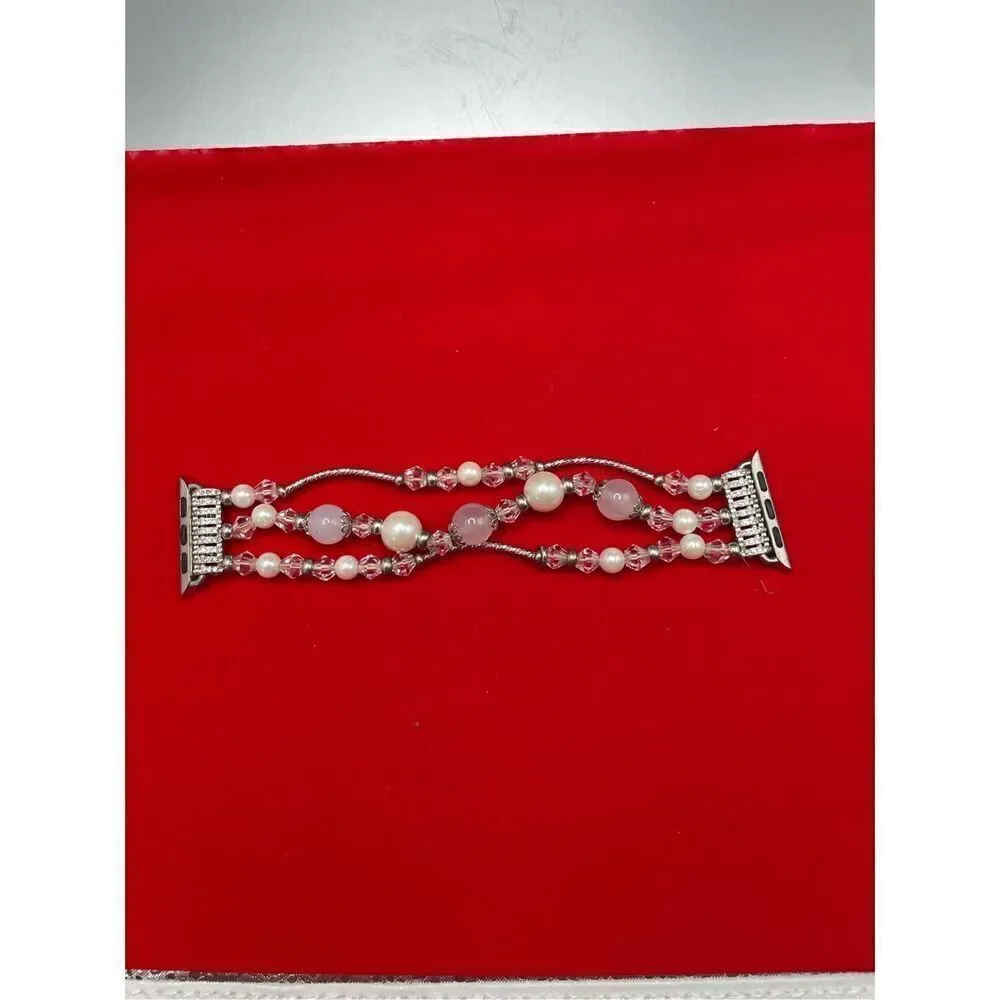 Beaded Watch Band Compatible with Apple / 38mm 40mm 41mm Smart Watch